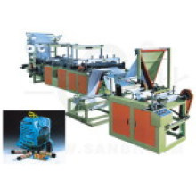 Ribbon-Through Continuous-Rolled Bag Making Machine
